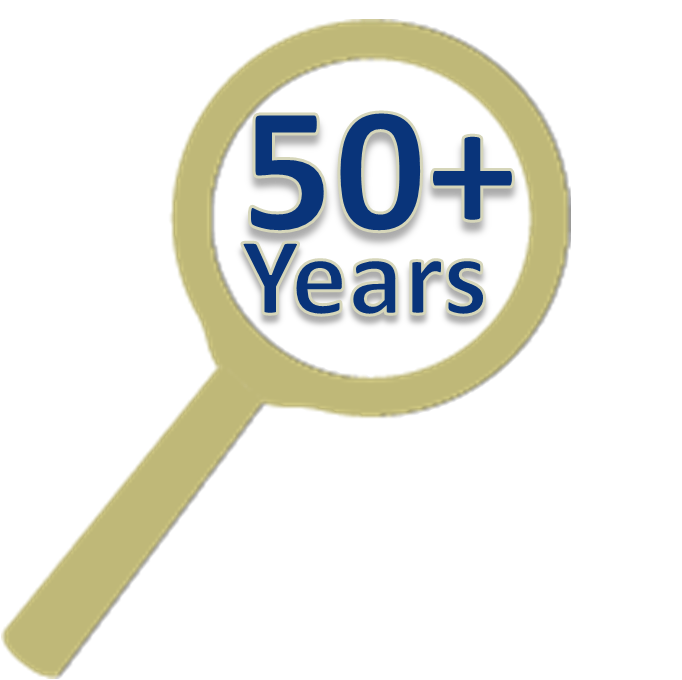 50+ years
